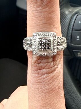 Jane Seymour JWBR inspired vintage Sterling Silver ring size 6